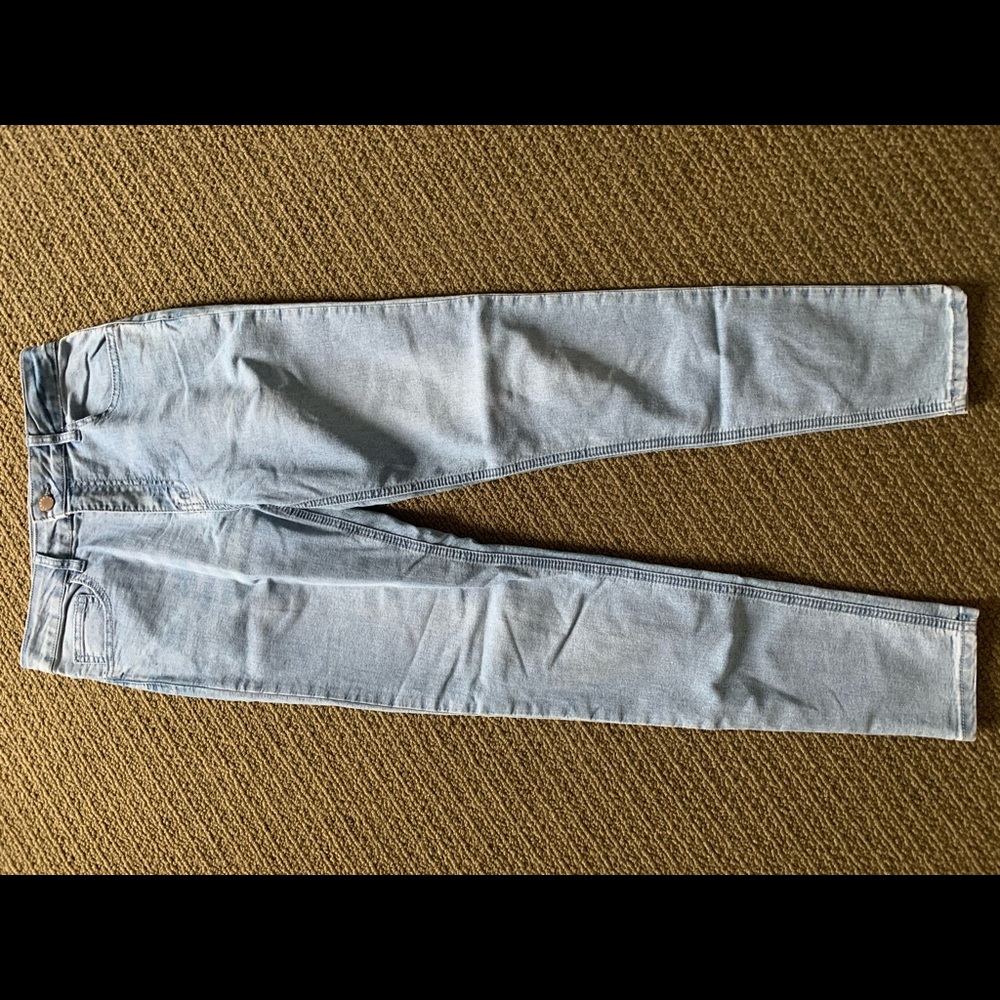 light blue jeans